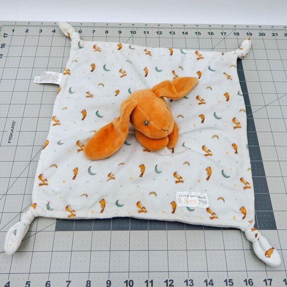 Guess How Much I Love You Bunny Baby Security Blanket Lovey Soft Knot Knotted - Picture 3 of 13